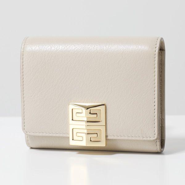 GIVENCHY ミニ財布 ホワイトレザー｜ジバンシィ GIVENCHY 4G レザー