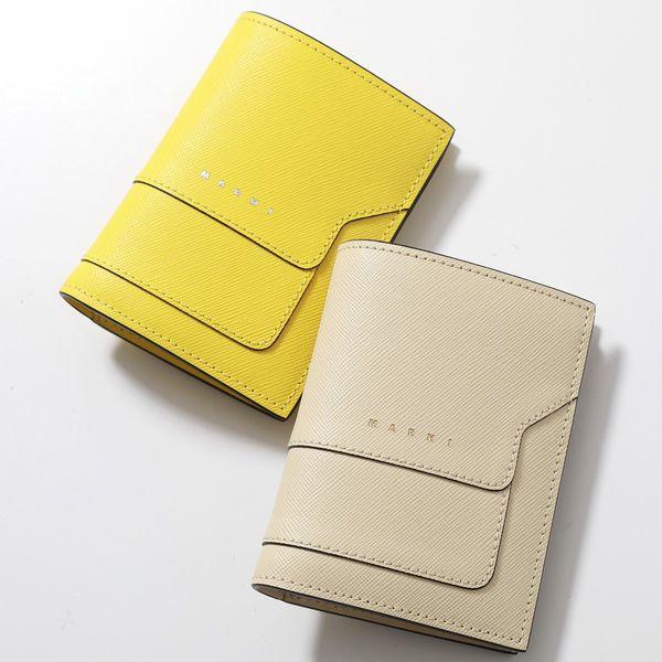 マルニ 二つ折り財布 MARNI PFMI0046U0-LV520グレー MARNI（マルニ） 二つ折り財布 PFMI0046U0 LV520 メンズ レディース