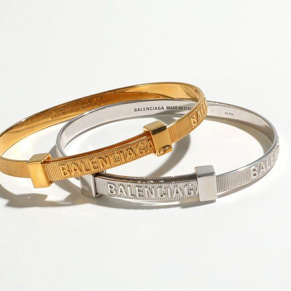 BALENCIAGA バレンシアガ ブレスレット LOGO HOOP ロゴ フープ BALENCIAGA バレンシアガ ブレスレット LOGO HOOP ロゴ フープ