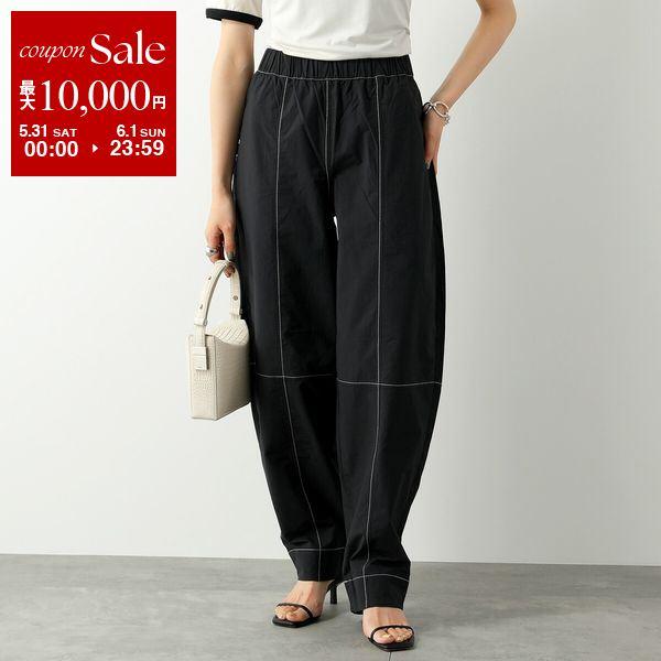 GANNI ガニー カーブパンツ Cotton Crepe Elasticated Curve GANNI ガニー カーブパンツ Cotton Crepe Elasticated Curve
