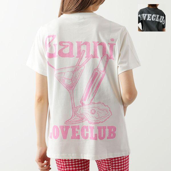 GANNI（ガニー） Tシャツ Basic Jersey Relaxed T Shirt T3431-3575