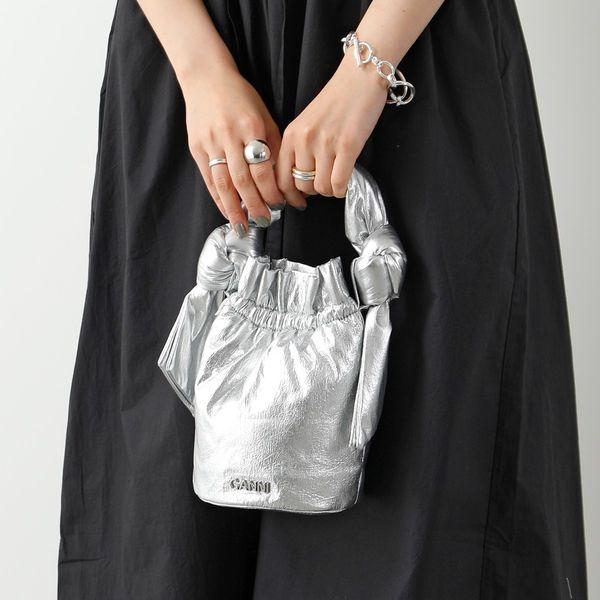 GANNI ガニー ハンドバッグ Occasion Top Handle Knot Bag A4750 5855 