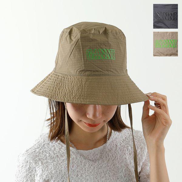 ganni ガニー バケットハット 楽天市場】【10/4-18時～2,000円OFFクーポン対象】GANNI ガニー