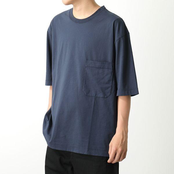 Lemaire ルメール 半袖Tシャツ TO1025 LJ074 メンズ コットン 無地 胸