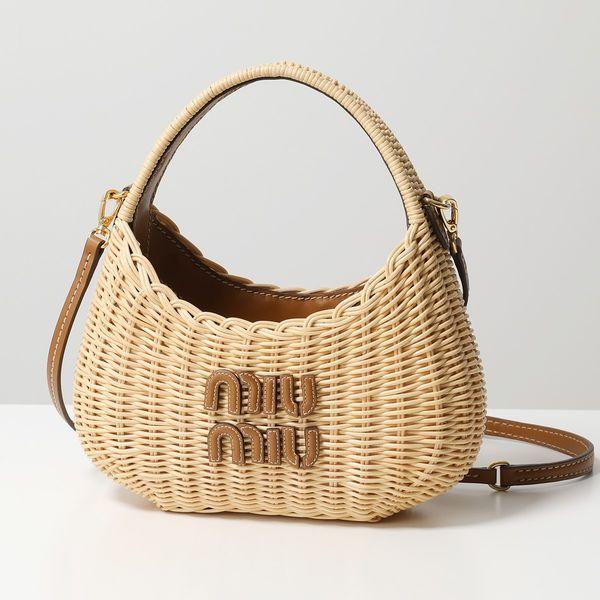 miu MIUMIU ミュウミュウ かごバッグ 5BC125 2BVU レディース miu MIUMIU ミュウミュウ かごバッグ 5BC125 2BVU レディース