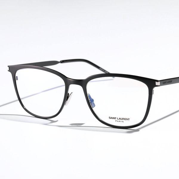 SAINT LAURENT サンローラン メガネ SL 266 メンズ 黒縁 細フレーム
