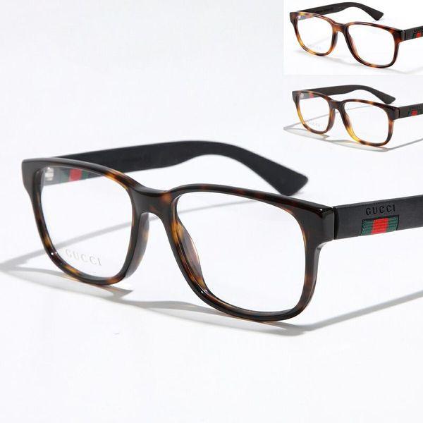 GUCCI グッチ メガネ GG0011O メンズ ウェリントン型 めがね 伊達 