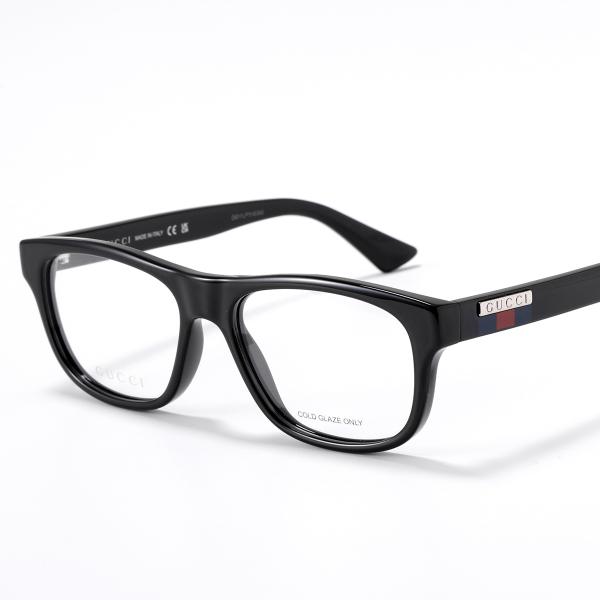GUCCI グッチ メガネ GG0768O メンズ ウェリントン型 めがね 伊達 