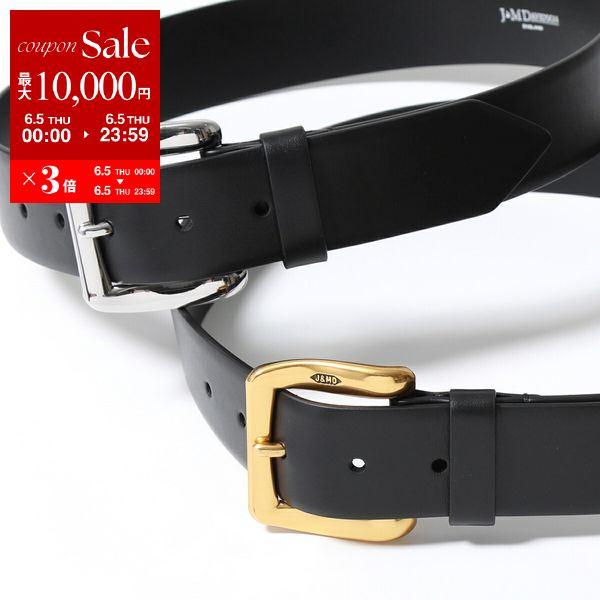 J&M DAVIDSON ボニー ミニ ベルト BONNY MEDIUM BELT BBMD-0XX-SCXX レディース レザー メタルバックル  ロゴ カラー2色