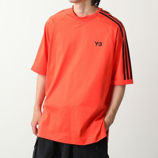 Y-3 ワイスリー 半袖Tシャツ 3STORIPES HZ8872 メンズ コットン モック 
