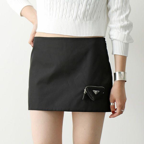 PRADA プラダ スカート 21X926 1WQ8 レディース ミニスカート Re PRADA プラダ スカート 21X926 1WQ8 レディース ミニスカート Re