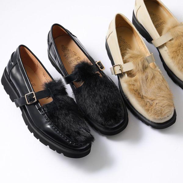 ARTESANOS（アルテサノス） ローファー NSH312 1F FLORENTIC RABIT