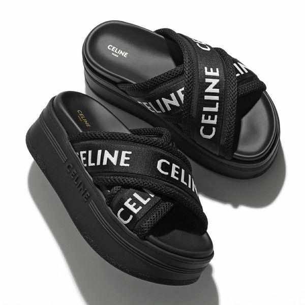 CELINE セリーヌ スライドサンダル 354412276C.38AB レディース クロス