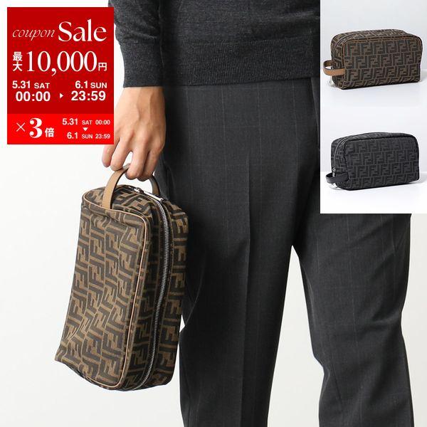 FENDI フェンディ クラッチバッグ 7N0141 ALWK メンズ ポーチ FF FENDI フェンディ クラッチバッグ 7N0141 ALWK メンズ ポーチ FF