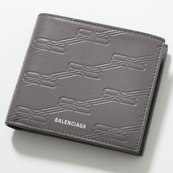 BALENCIAGA（バレンシアガ） 二つ折り財布 EMBOSSED MONOGRAM 718395