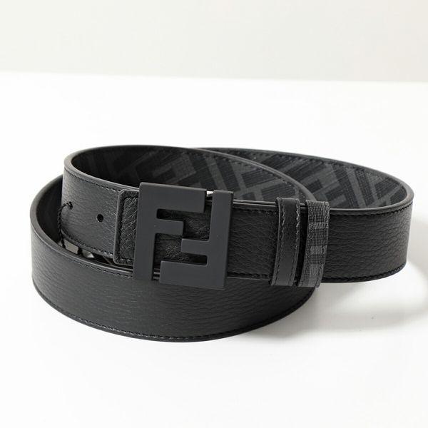 FENDI フェンディ ベルト FFロゴ バックル レザー ブラック 楽天市場