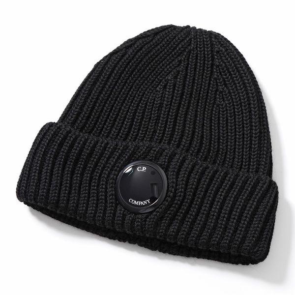 C.P. COMPANY エクストラファインウールビーニー ブラック C.P. COMPANY（シーピーカンパニー） ビーニー Extra Fine Merino Wool
