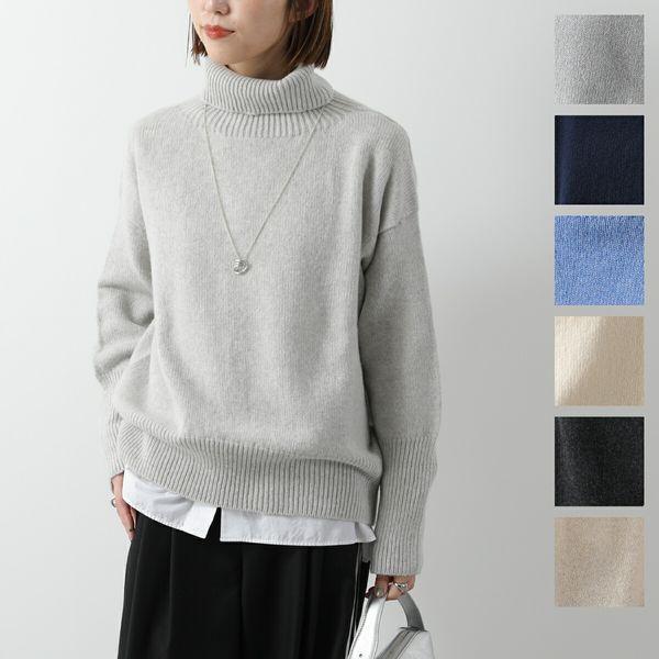 極美品BEAMSGOLF ハイネックセーター アイボリーL ISLAND TIDES（アイランドタイド） ニット EY 18336 レディース