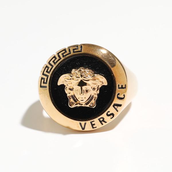 VERSACE ヴェルサーチ リング 1004340 1A00638 メンズ VERSACE ヴェルサーチ リング 1004340 1A00638 メンズ