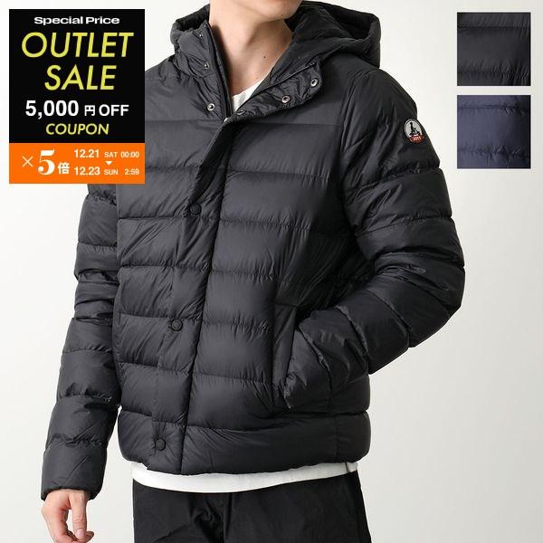 J.O.T.T. ジョットダウン　ジャケット フード付き ブラック JOTT（ジョット） ダウンジャケット JORGE メンズ フード付き