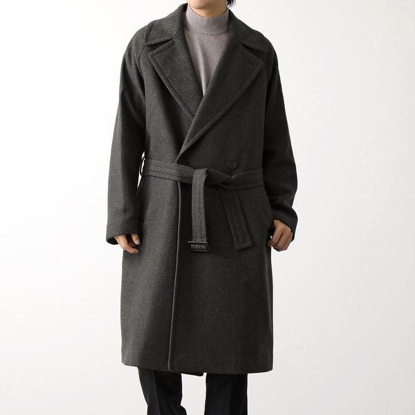 美品 hevo タイロッケンコート BRINDISI ベルテッド 48 【83】