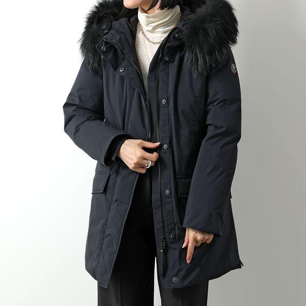 CAPE HORN / RUTA MURMASKY/ロングダウンジャケット/40/ポリエステル/ブラック/52511 CAPEHORN（ケープホーン） ダウンジャケット RUTA MURMASKY 52511