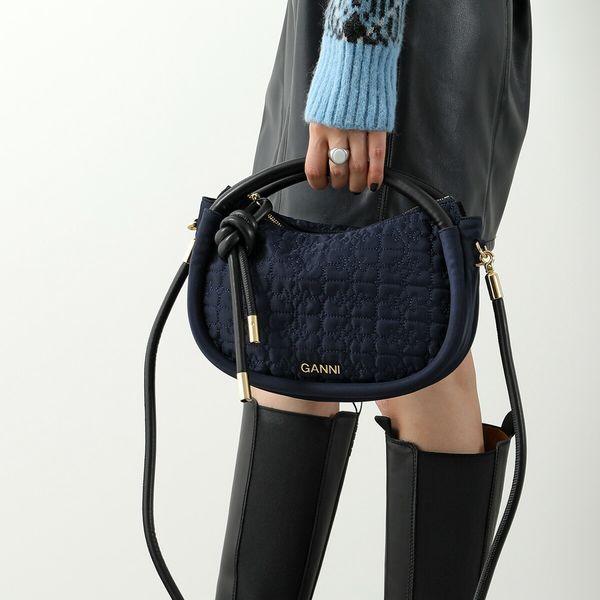 GANNI（ガニー） ハンドバッグ Knot Mini Bag Quilted A5173 5719