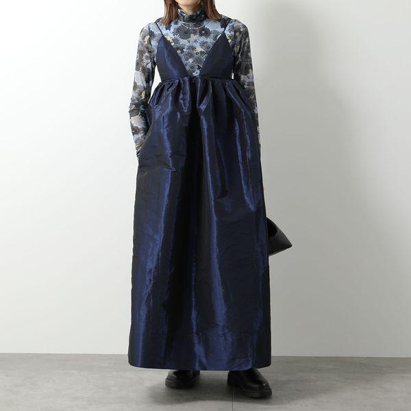 GANNI ガニー キャミワンピース Shiny Taffeta Strap Dress GANNI ガニー キャミワンピース Shiny Taffeta Strap Dress