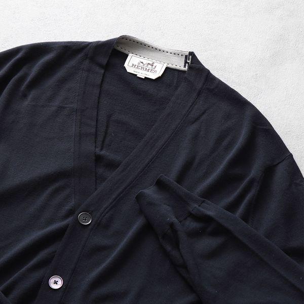 エルメス　HERMES ニット HERMES（エルメス） カーディガン Hディテール Detail H cardigan