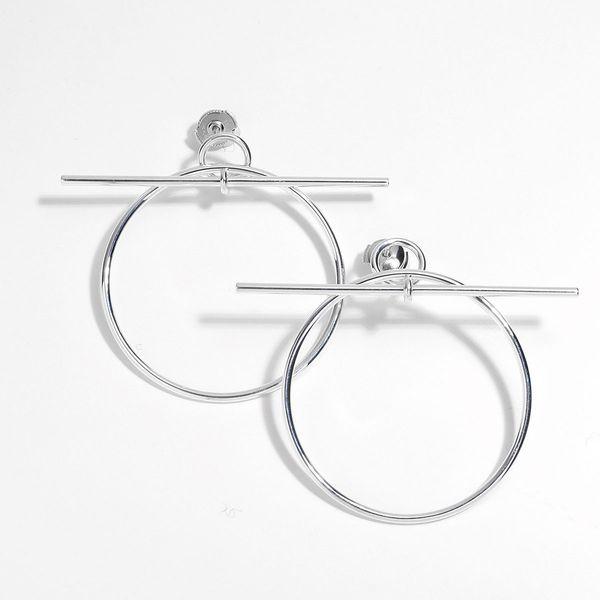 HERMES エルメス ピアス LOOP MM ループ Boucles d&apos;oreilles H11...