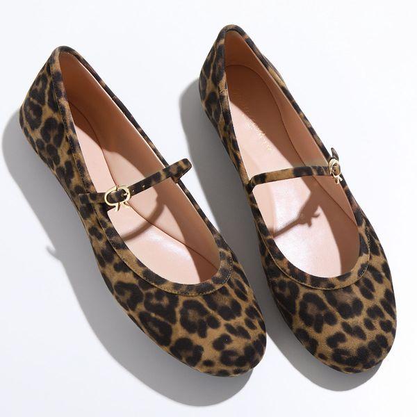 【最終値下げ】Gianvito Rossi レオパード柄 フラットシューズ Gianvito Rossi ジャンヴィト ロッシ CARLA CAMOSCIO LEOPARD PR