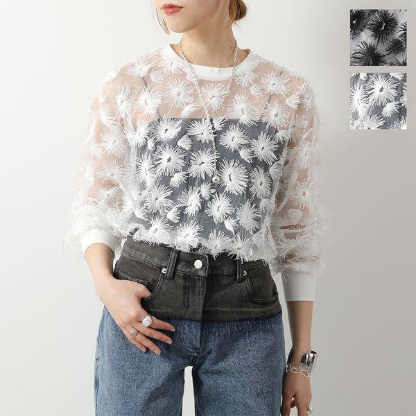 PROVOKE プロヴォーク プルオーバー tulle flower pullover PV