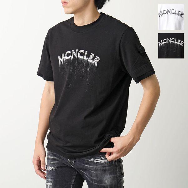 MONCLER モンクレール Tシャツ 8C00002 89A17 メンズ クルーネック 半袖 カットソー ロゴT アイコンパッチ カラー2色