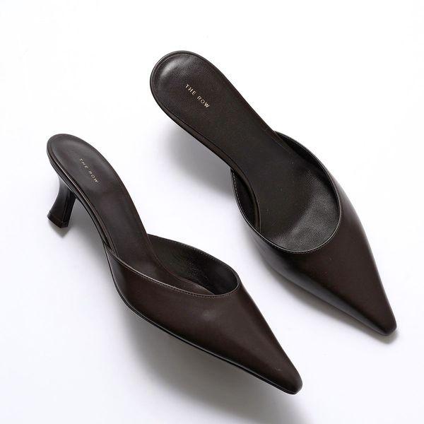 Velour Pointed Mule ミュール　パンプス Velour Pointed Mule ミュール パンプス