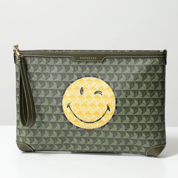 ANYA HINDMARCH アニヤハインドマーチ クラッチバッグ　バッグ ANYA HINDMARCH（アニヤ・ハインドマーチ） クラッチバッグ I am a