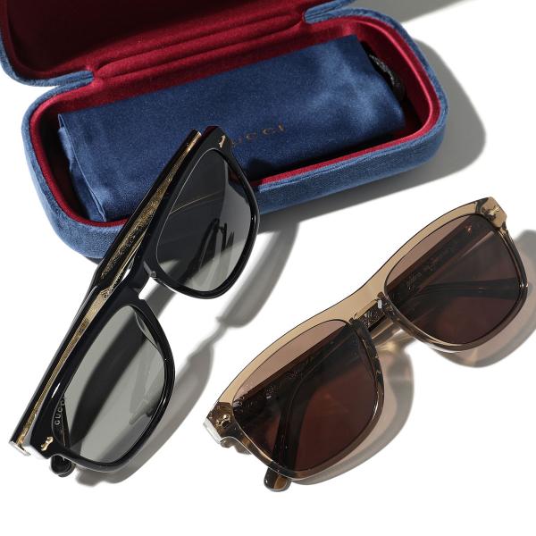 GUCCI（グッチ） サングラス GG0911S レディース スクエア型 ロゴ 眼鏡