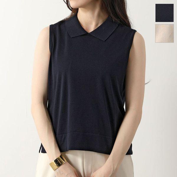 【未使用品】JOHN SMEDLEY ノースリーブニットワンピース s-musee_360301252