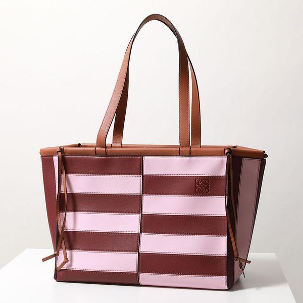 極美品】ロエベ クッショントートバッグ スモール アナグラム レザー