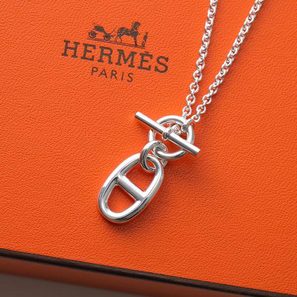 HERMES エルメス ネックレス Chaine dAncre シェーヌダンクル ファランドール A...