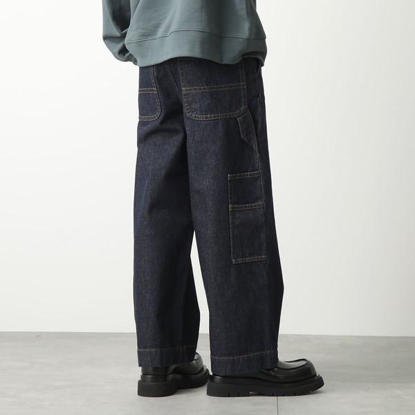 DRIES VAN NOTEN デニムワイドイージーパンツ M 新品 インディゴ DRIES VAN NOTEN デニムワイドイージーパンツ M 新品 インディゴ