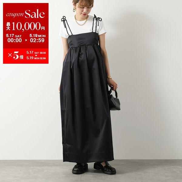 GANNI ガニー ワンピース Double Satin String Long Dress F8582 GANNI ガニー ワンピース Double Satin String Long Dress F8582