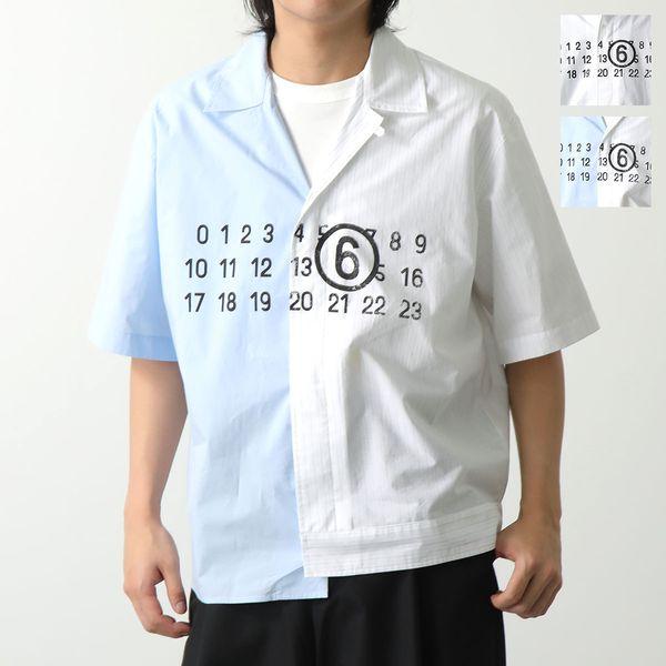 ＭＭ6  メゾンマルジェラ　白ブロードシャツ Maison Margiela ホワイトオックスフォードシャツ デイリー