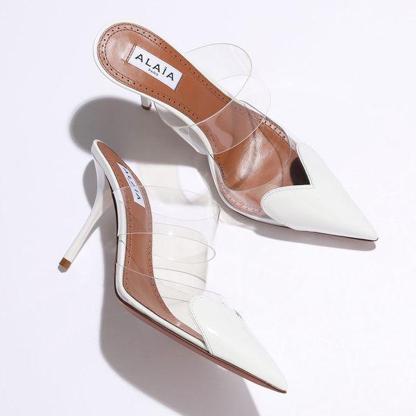 ALAIA アライア ミュール MULES 90 AA3M053CK150 レディース ポイン 