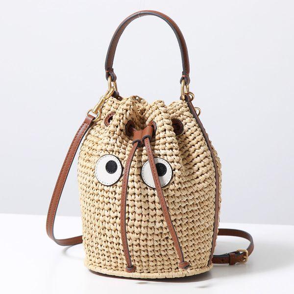 極美品　アニヤハインドマーチ　かごバッグ　バッグ　アイズ ANYA HINDMARCH（アニヤ・ハインドマーチ） かごバッグ Drawstring