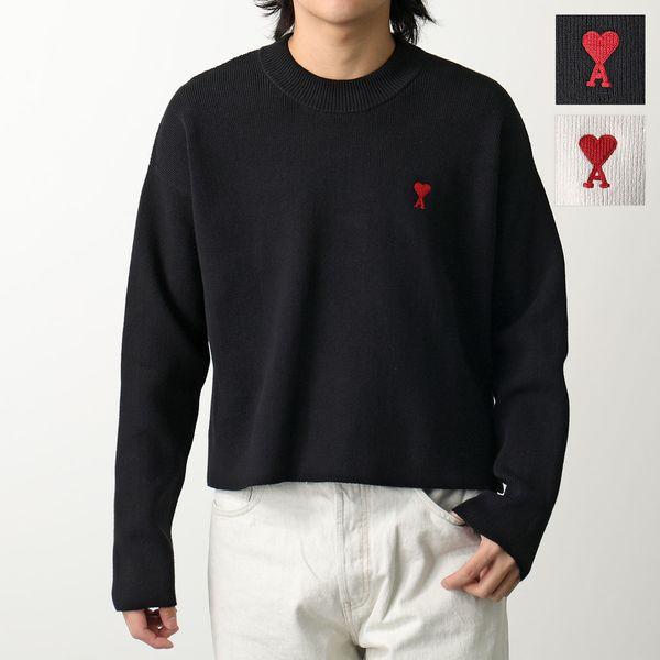 ami paris アミパリス ニット UKS046.KN0042 メンズ セーター ami paris アミパリス ニット UKS046.KN0042 メンズ セーター