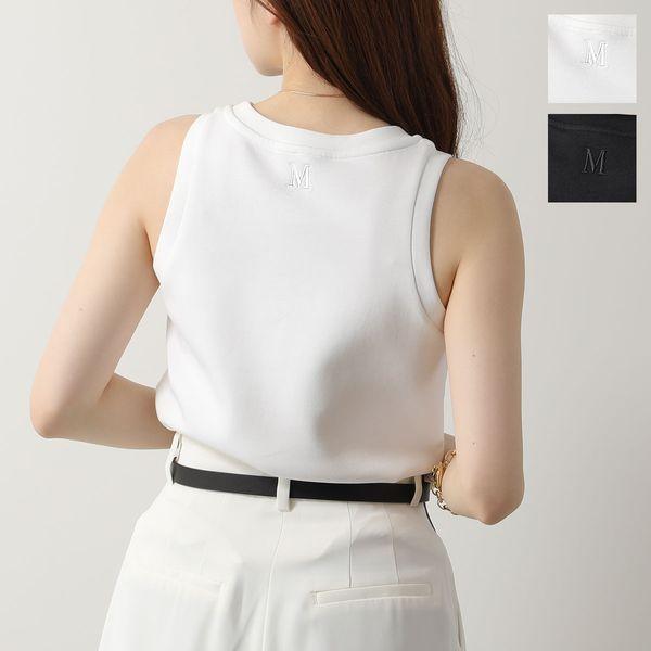 S Max Mara FIANCO スキューバ ジャージー ロゴ トップス S MAXMARA MAX MARA エス マックスマーラ タンクトップ CIMA