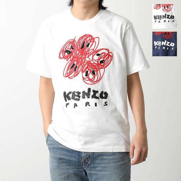 KENZO / Tシャツ/S/コットン/NVY/FE55TS2734SG KENZO（ケンゾー） Tシャツ DRAWN VARSITY PFE55TS2734SG メンズ