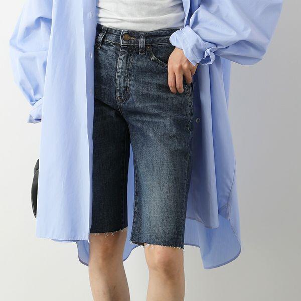SAIN TLAURENT サンローラン　デニムショートパンツ SAINT LAURENT サンローラン ハーフパンツ 661277 Y951D レディース
