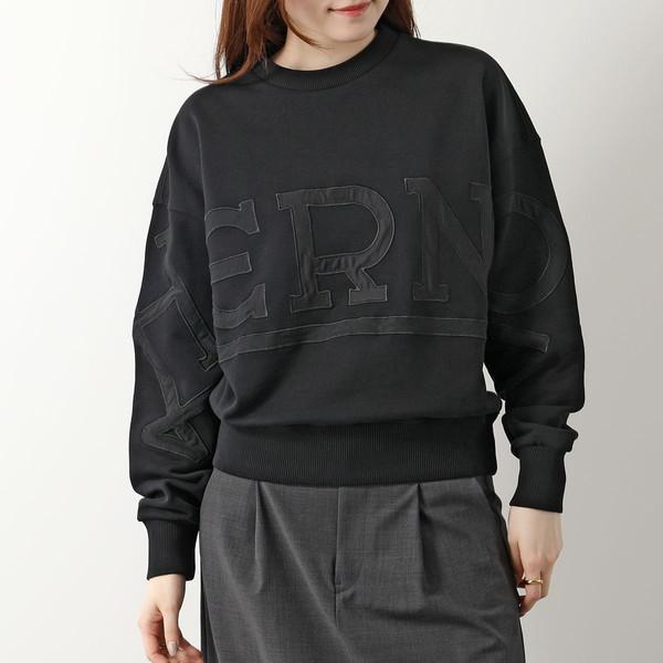 HERNO ヘルノ トレーナー JG000228D 50072 レディース 長袖 ロゴ刺繍  