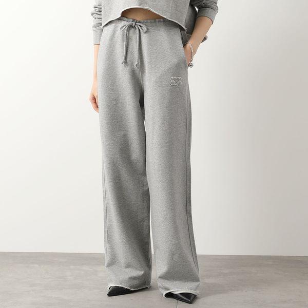 GANNI（ガニー） スウェットパンツ Light Isoli Wide Leg pants T3564